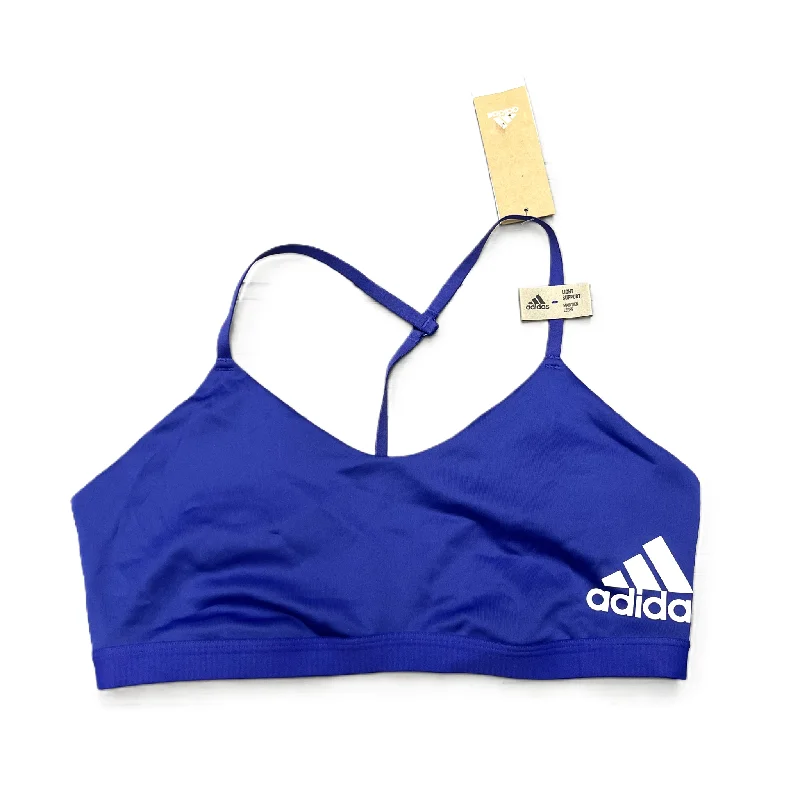 Doorbuster Deal Athletic Bra By Adidas In Purple, Size: Xl
