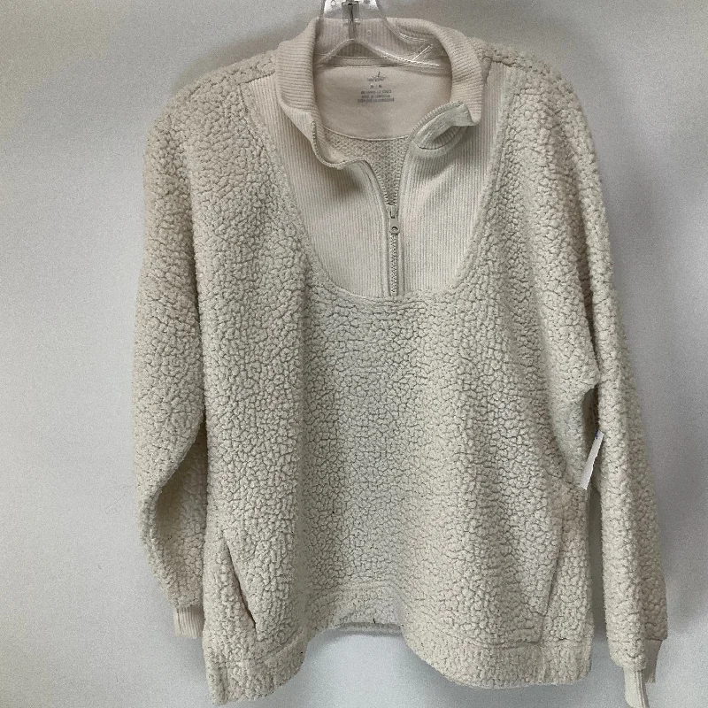 Deal Alert Athletic Fleece By Aerie In White, Size: M
