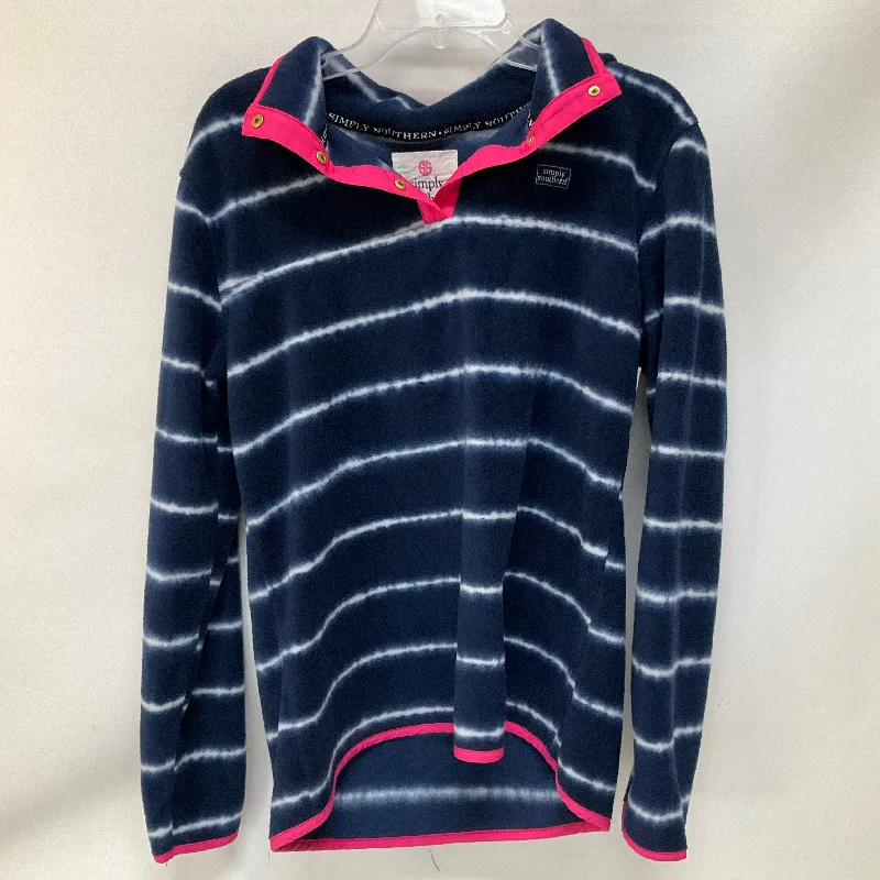 Super Deal Athletic Fleece By Simply Southern In Blue, Size: L