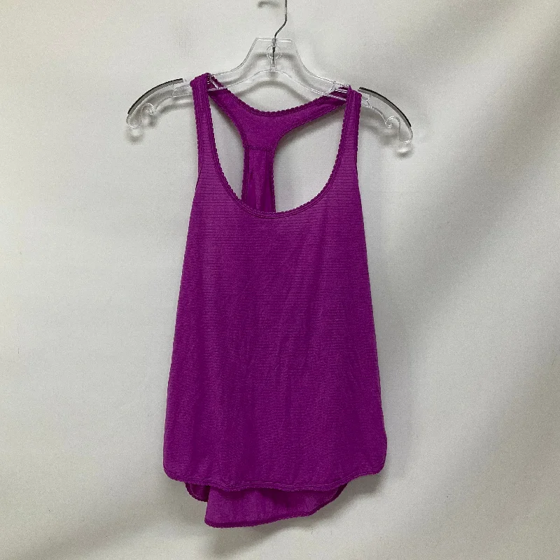 Instant Discount Athletic Tank Top By Lululemon In Purple, Size: S