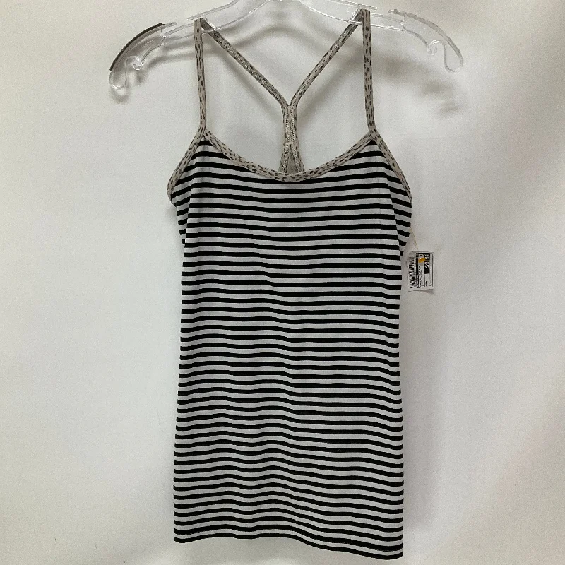 Amazing Deals Athletic Tank Top By Lululemon In Striped Pattern, Size: 8