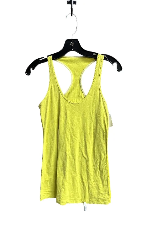 Special Offer Athletic Tank Top By Lululemon In Yellow, Size: S