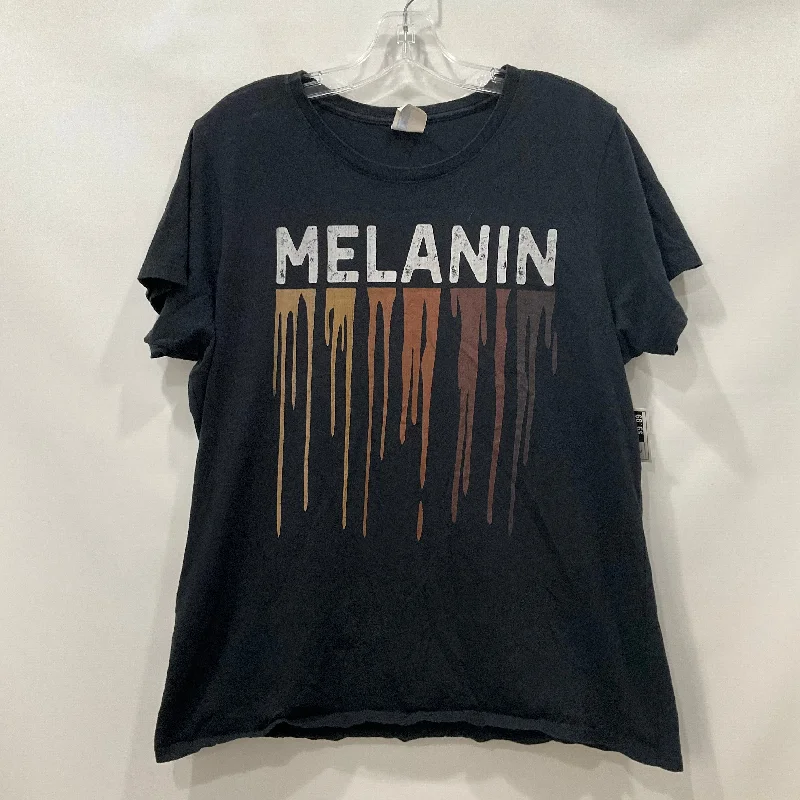 Stock Clearance Black Top Short Sleeve Size Xl