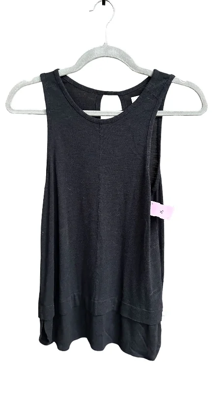 Overstock Black Top Sleeveless Madewell, Size Xs