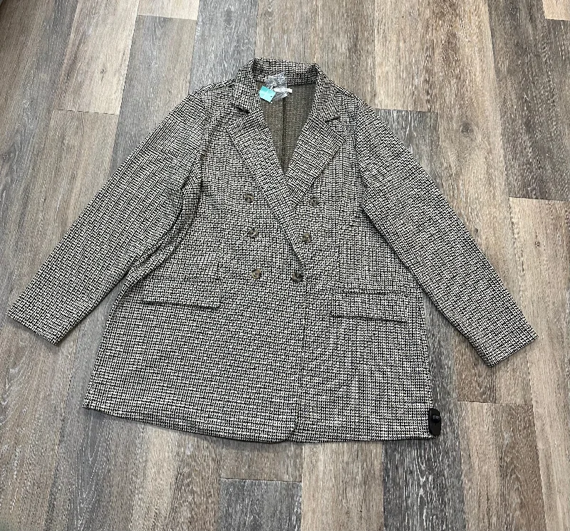 Bargain Prices Blazer By Maurices In Tan, Size: 1x