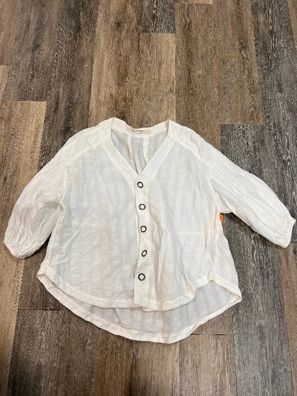 Epic Deals Blouse Long Sleeve By We The Free In White, Size: Xs