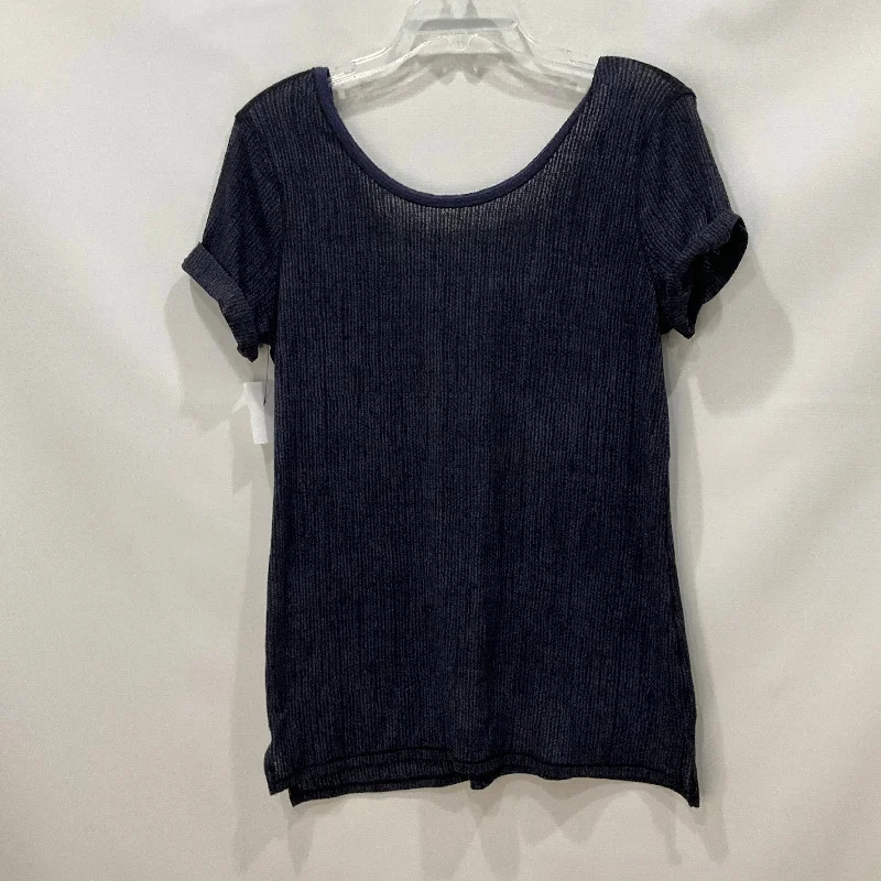 Savings Event Blue Athletic Top Short Sleeve Lululemon, Size 4