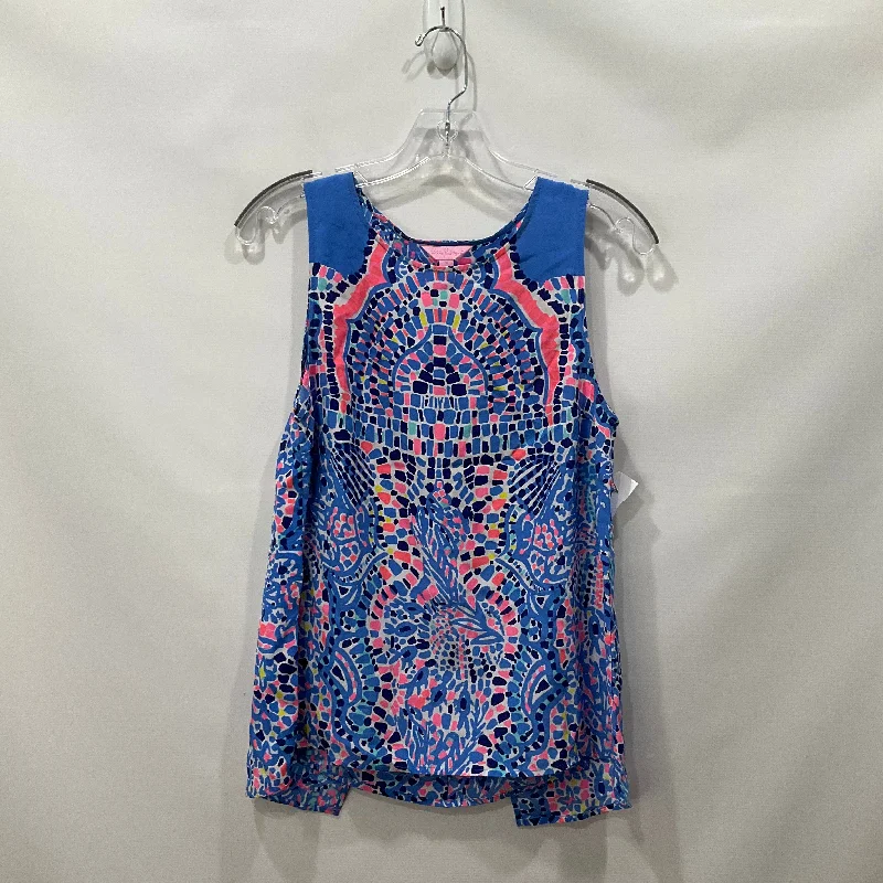 Stock Up and Save Blue Top Sleeveless Lilly Pulitzer, Size S