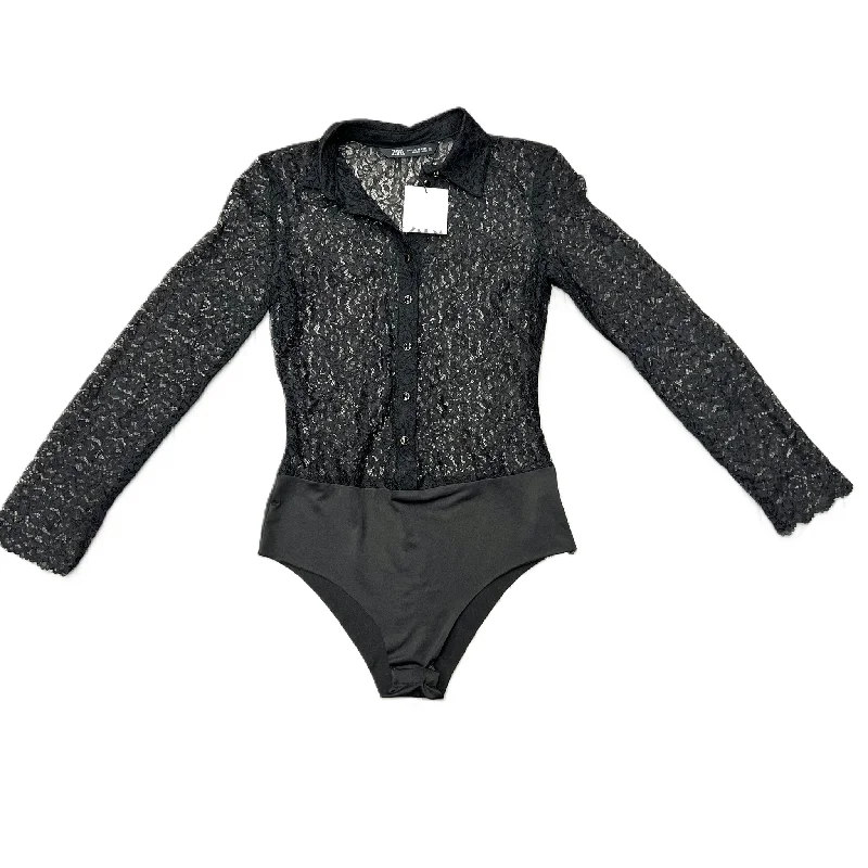 Year-End Sale Bodysuit By Zara In Black, Size: Xs