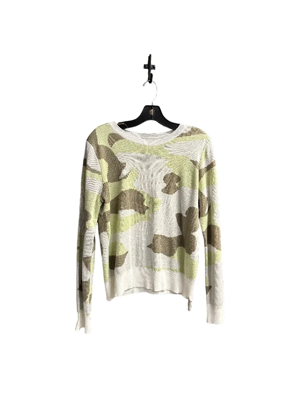 Blowout Sale Camouflage Print Top Long Sleeve Fate, Size S