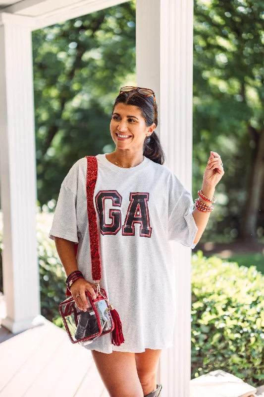Bonus Savings Distressed Vintage Couture Big GA Tee