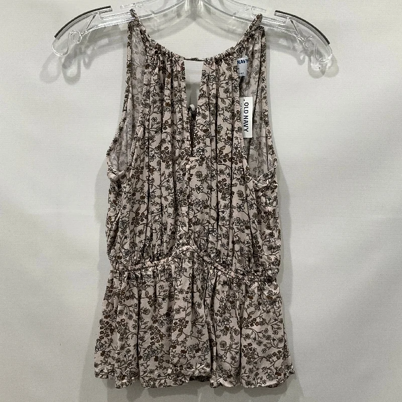 Special Savings Flowered Top Sleeveless Old Navy, Size S