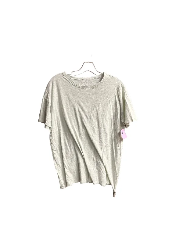 Final Markdown Green Top Short Sleeve Basic Aerie, Size Xs