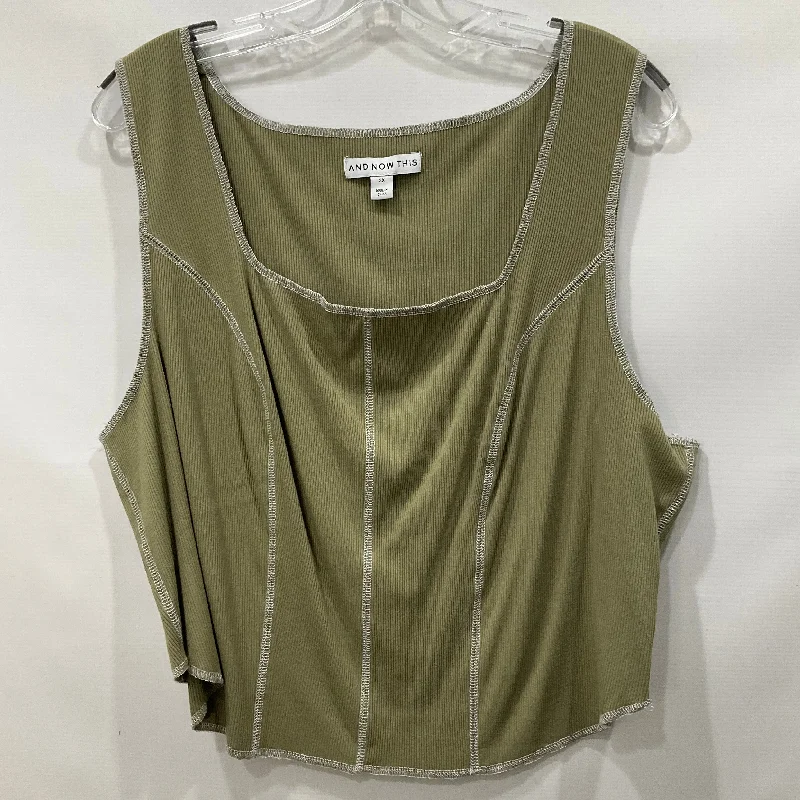 Grand Opening Sale Green Top Sleeveless Cmc, Size 3x