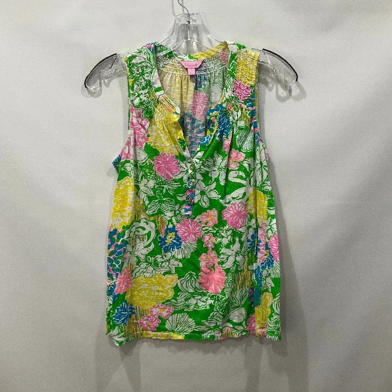 While Supplies Last Green Top Sleeveless Lilly Pulitzer, Size S