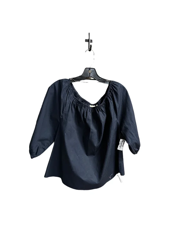Markdown Madness Navy Top 3/4 Sleeve Maeve, Size S