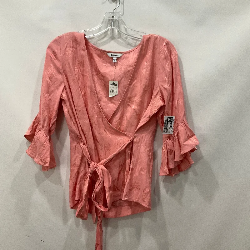 Today's Special Pink Top 3/4 Sleeve Express, Size S