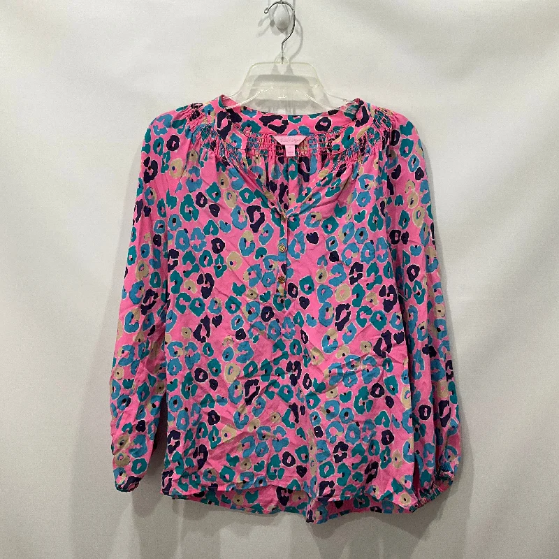 Limited Time Offer Pink Top Long Sleeve Lilly Pulitzer, Size M