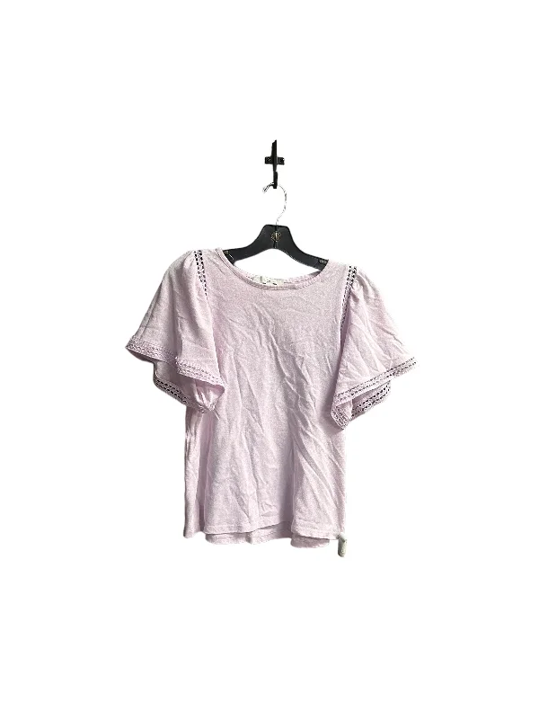 Limited Time Discount Pink Top Short Sleeve Loft, Size S