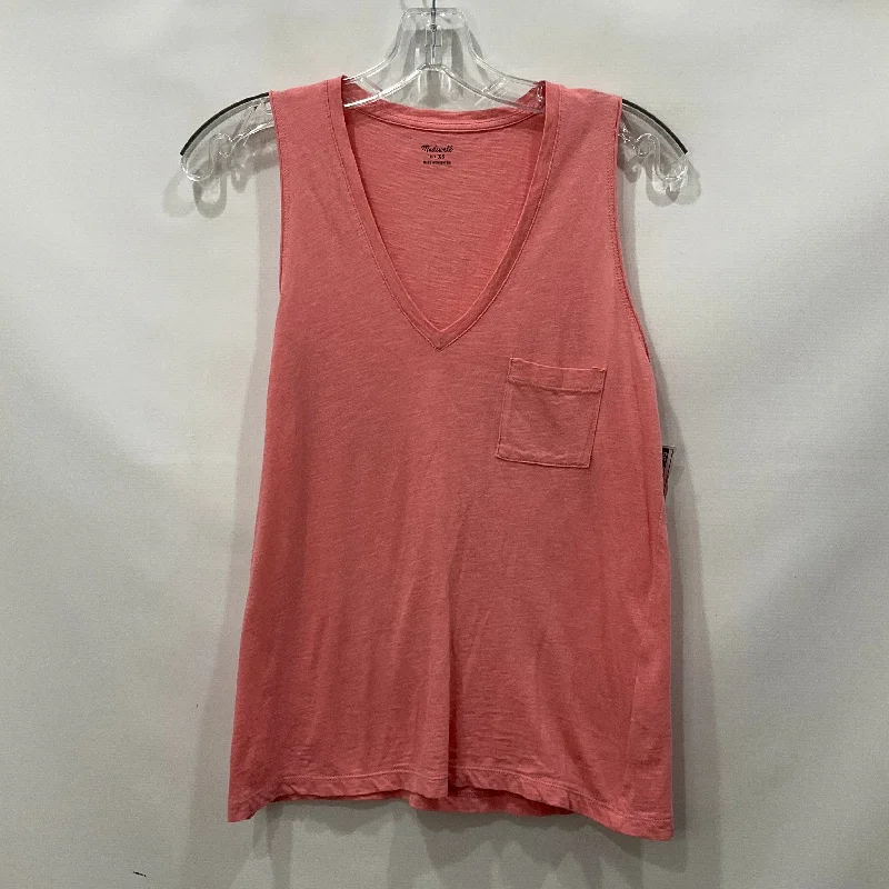 Super Sale Pink Top Sleeveless Madewell, Size Xs