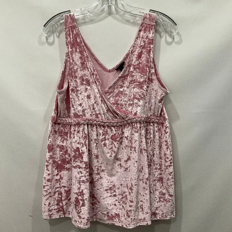 Bargain Prices Pink Top Sleeveless Torrid, Size L