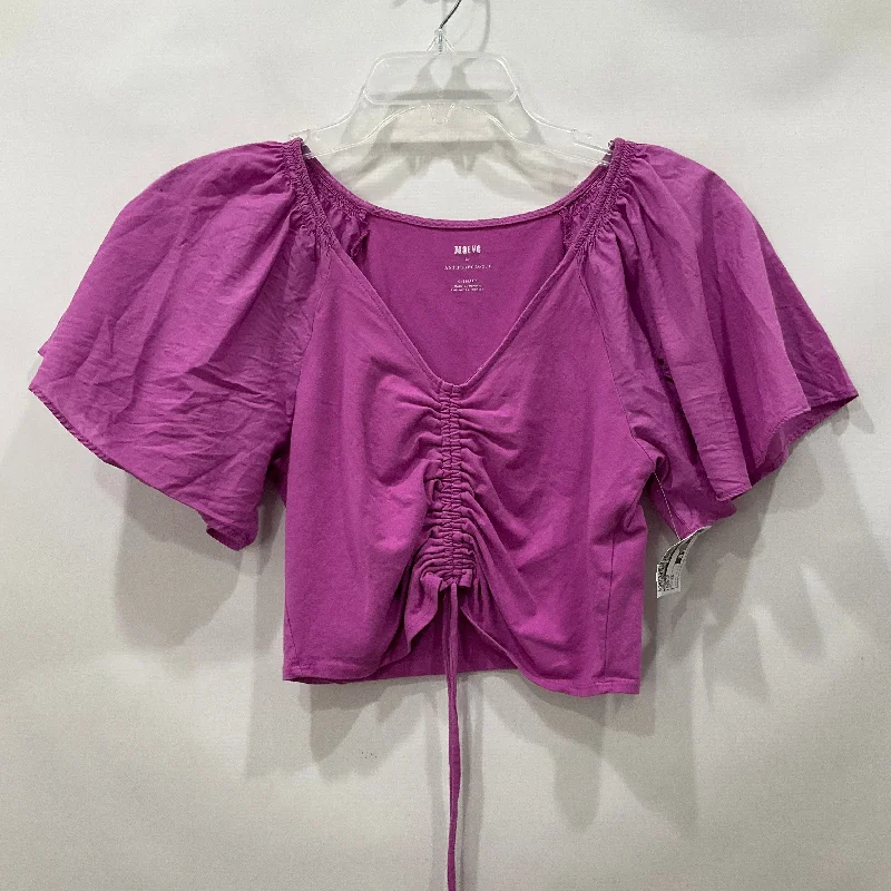 Exclusive Online Offer Purple Top Short Sleeve Maeve, Size Xs