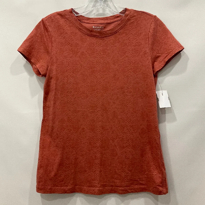 Weekend Flash Sale Red Top Short Sleeve Athleta, Size Xs