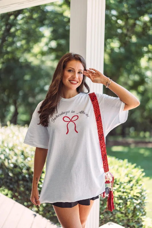 Exclusive Access Saturday In Athens Bow Tee