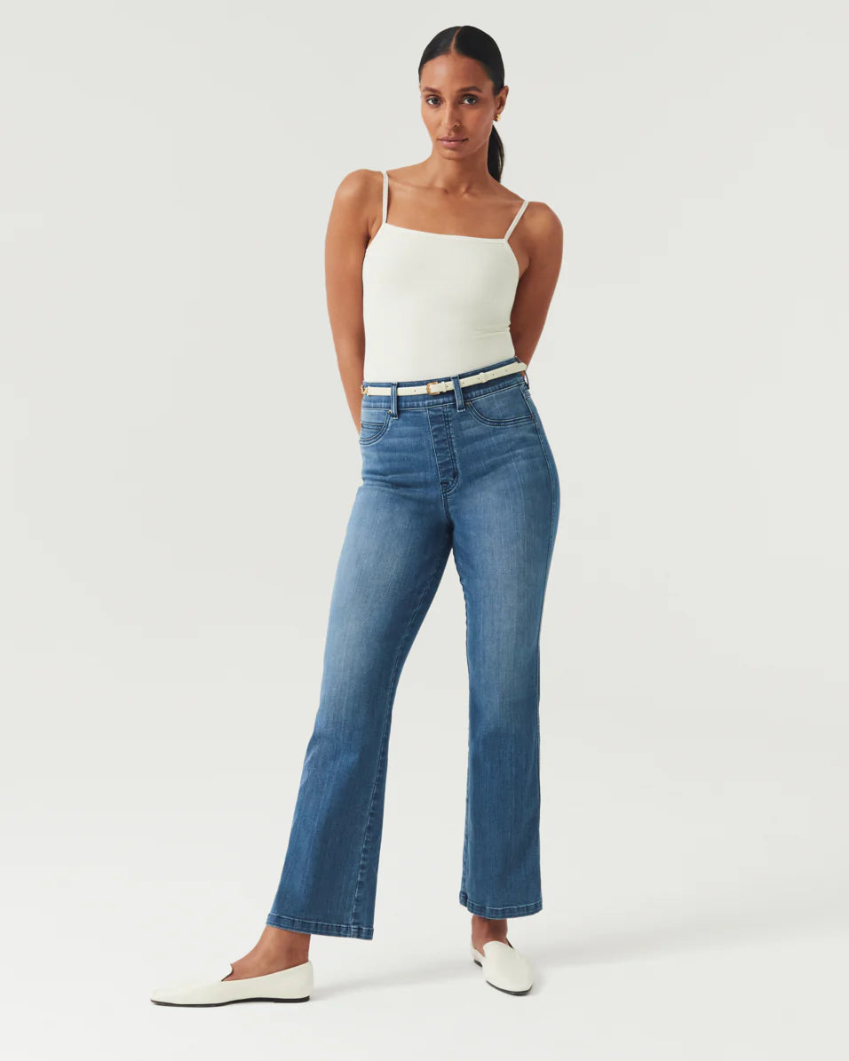 Limited Quantity Spanx Indigo Cropped kick  Flare Pants