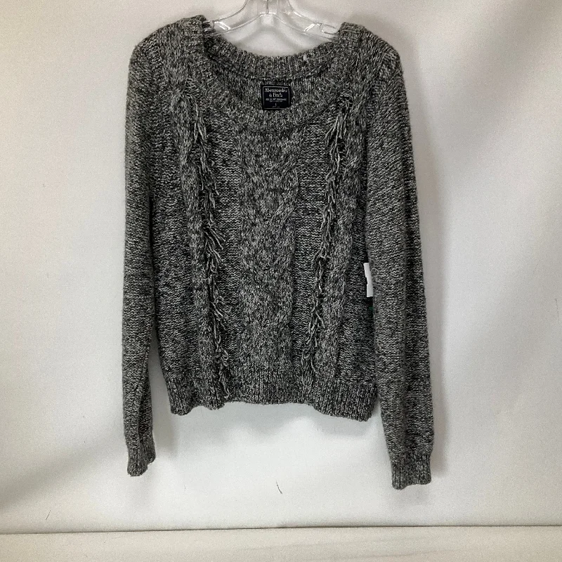 Limited Availability Sweater By Abercrombie And Fitch In Black & White, Size: L