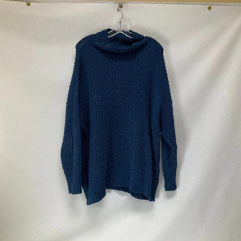 Limited Stock Sweater By Aerie In Blue, Size: L