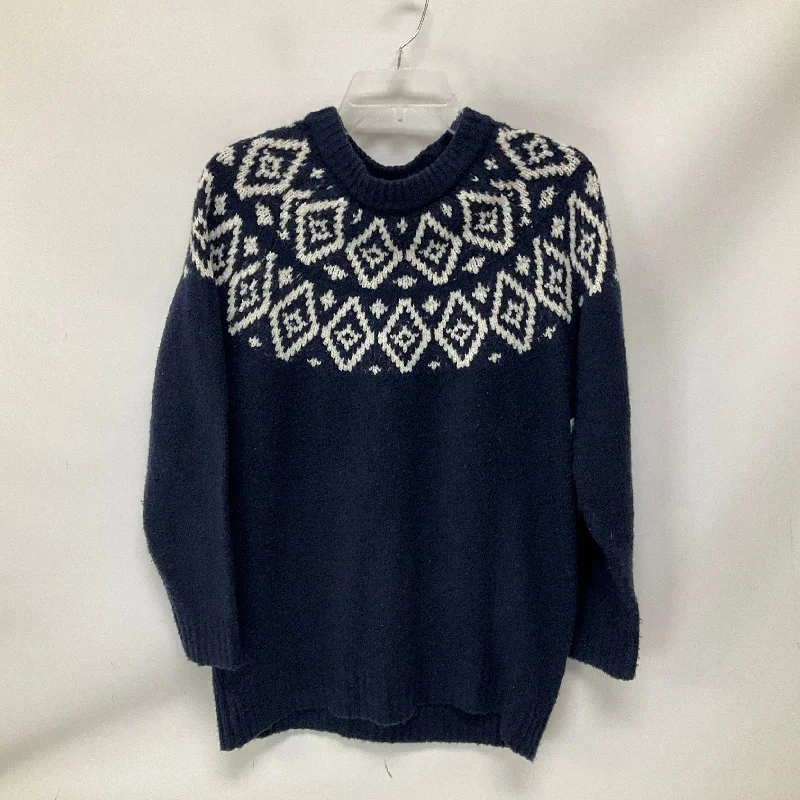 Today's Special Sweater By Aerie In Blue & White, Size: Xs