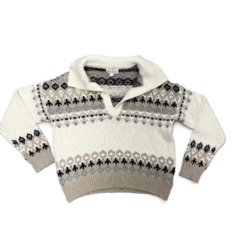 Low Prices Sweater By Marled In Cream & Tan, Size: S