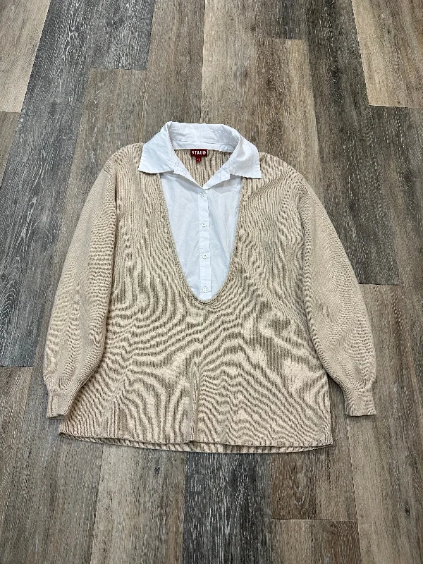Weekend Special Sweater By Staud In Tan, Size: Xs