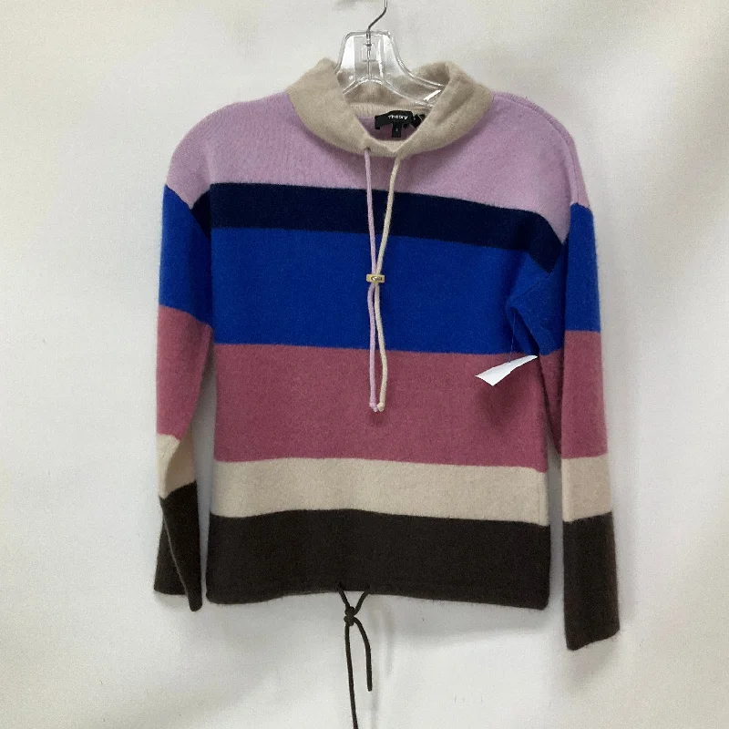 Exclusive Preview Sweater By Theory In Purple, Size: S