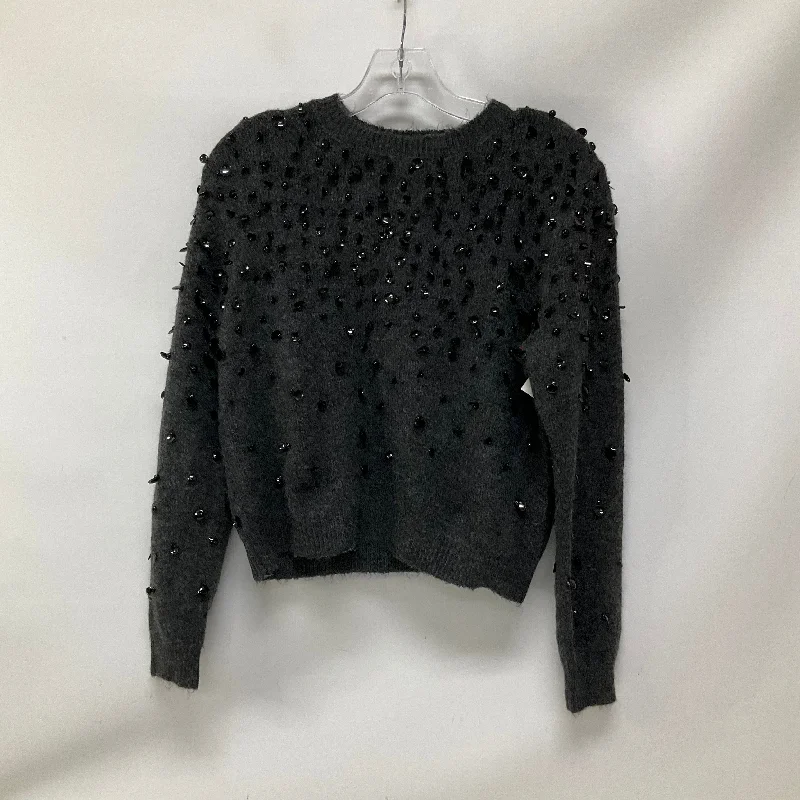 Super Bargain Sweater By Zara In Black & Grey, Size: M