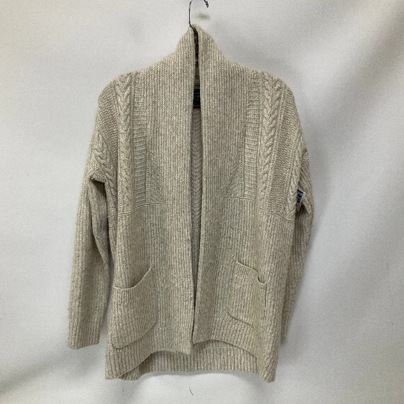 Deal Dash Sweater Cardigan By Abercrombie And Fitch In Beige, Size: S