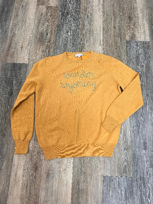 Don’t Miss Out Sweater Designer Cashmere By LINGUA Franca In Yellow, Size: S