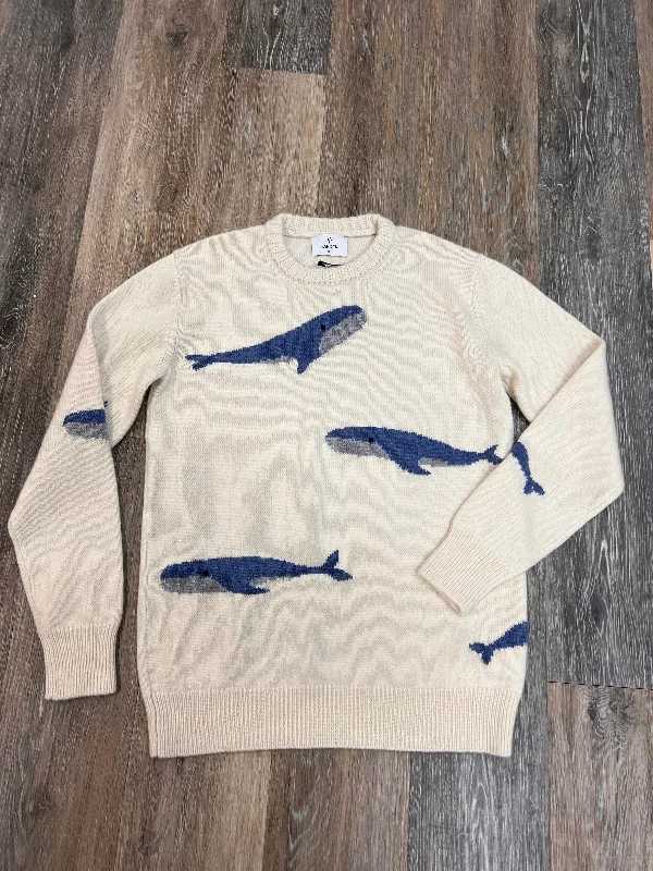 Sneak Peek Sale Sweater Designer Cashmere By Harden In Cream, Size: Xs