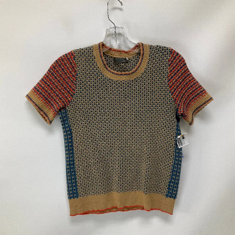 Big Discounts Sweater Short Sleeve By Anthropologie In Brown, Size: S