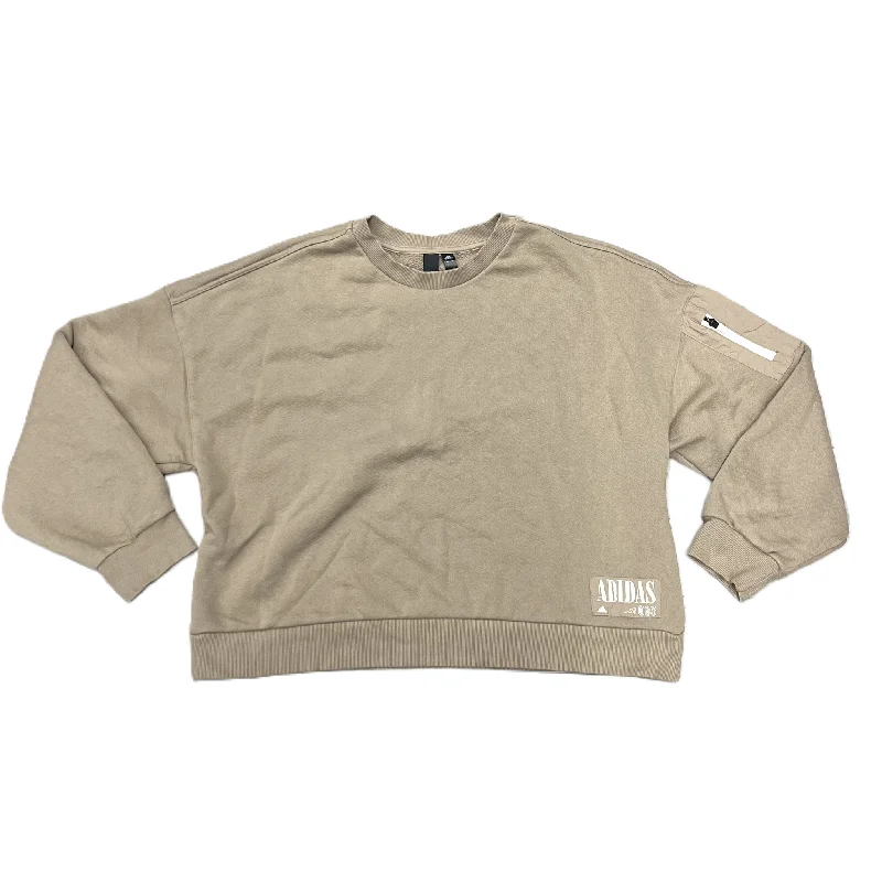 Deal of the Day Sweatshirt By Adidas In Beige, Size: L