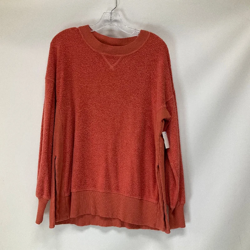 Anniversary Sale Sweatshirt Crewneck By Aerie In Orange, Size: S