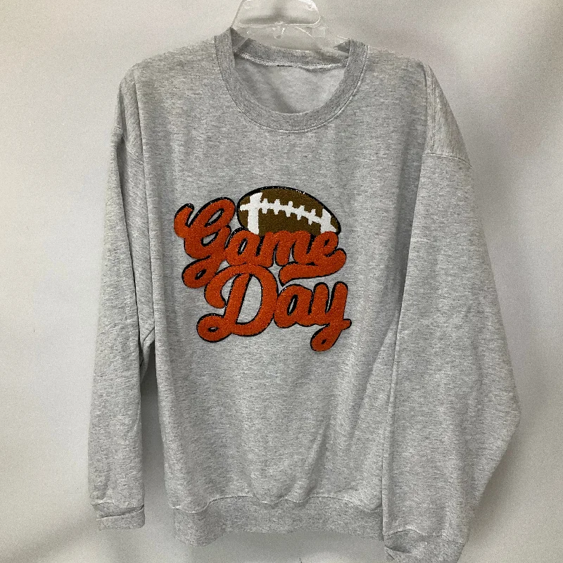Final Sale Sweatshirt Crewneck By Cmf In Grey, Size: L