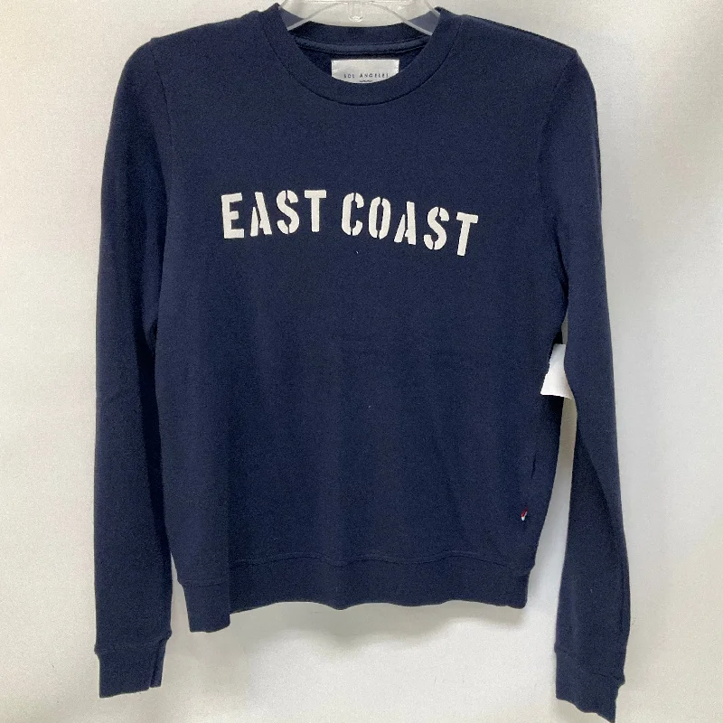 Special Price Sweatshirt Crewneck By Sol Angeles In Navy, Size: S