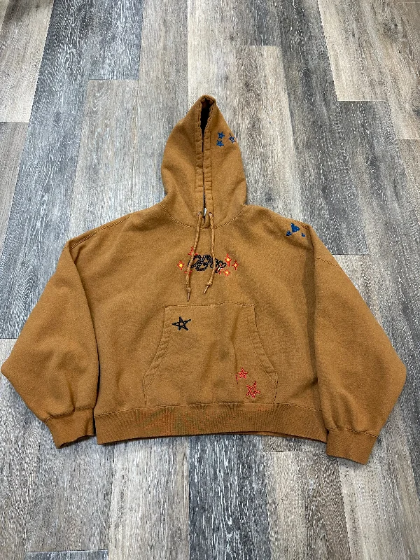 Online Exclusive Sweatshirt Hoodie By Obey In Tan, Size: S