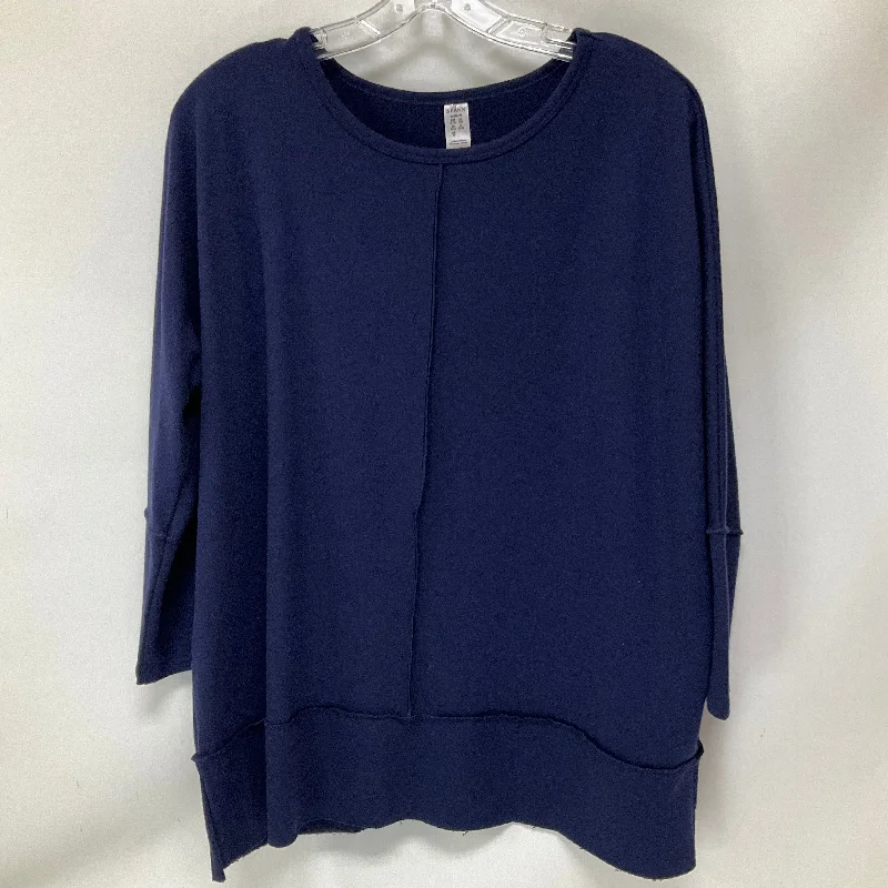 Act Fast Top 3/4 Sleeve By Spanx In Navy, Size: M
