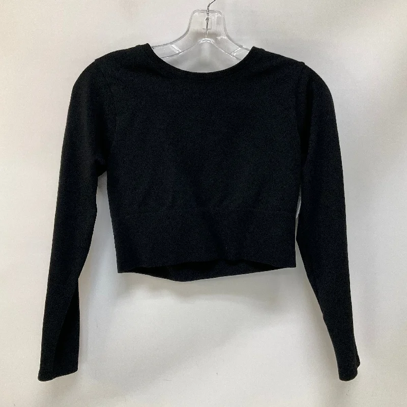 Doorbuster Deal Top Long Sleeve By Aerie In Black, Size: M