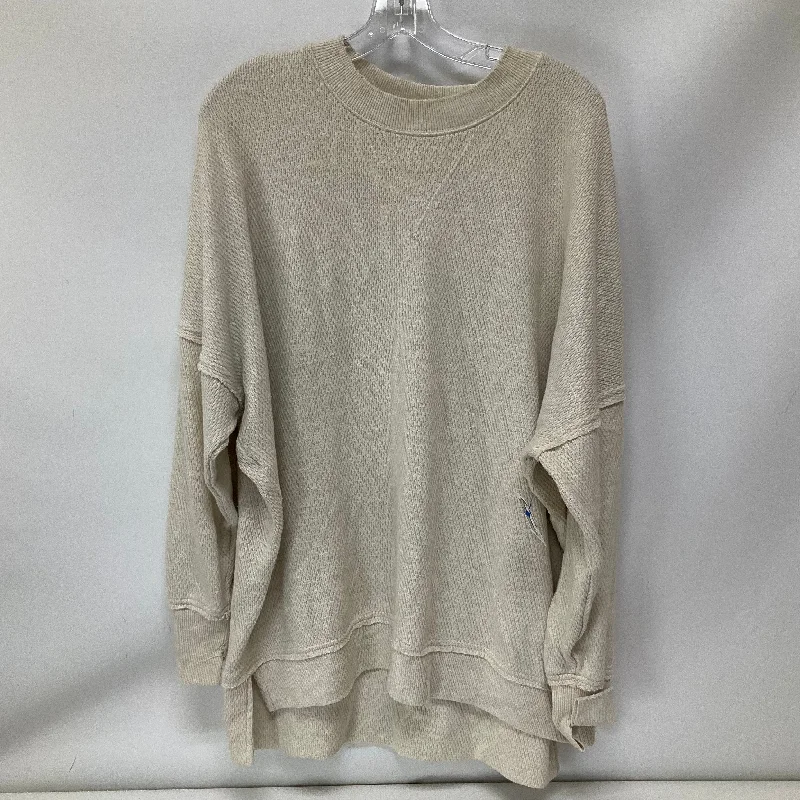 Bargain Blast Top Long Sleeve By Aerie In Cream, Size: M