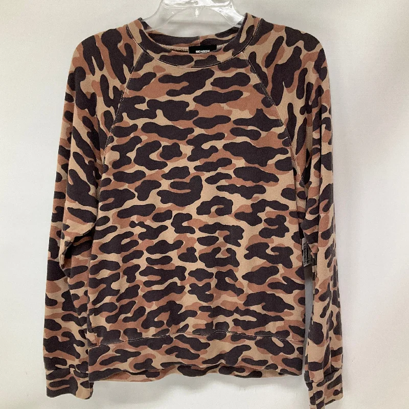 Value Deals Top Long Sleeve By Cma In Animal Print, Size: S
