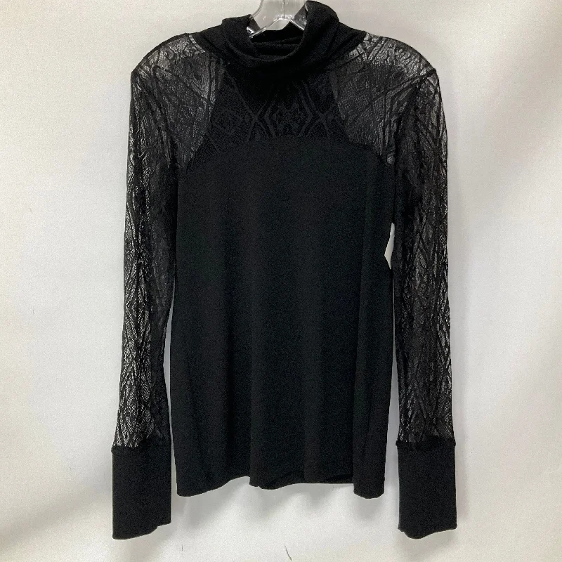 Super Bargain Top Long Sleeve By Cma In Black, Size: L